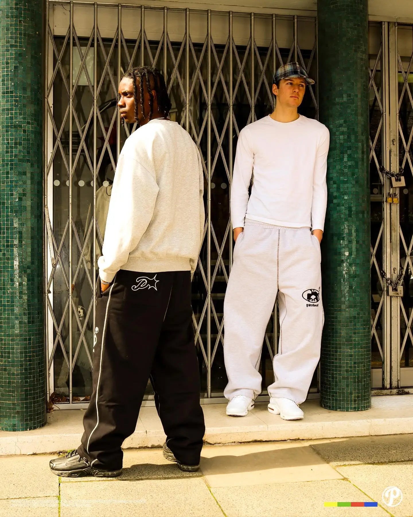 PROTECT Sweatpants Harajuku Hip Hop Letter Embroidery Streetwear Men Women Waist Drawstr Jogging Trousers Y2K Pants Casual Pants