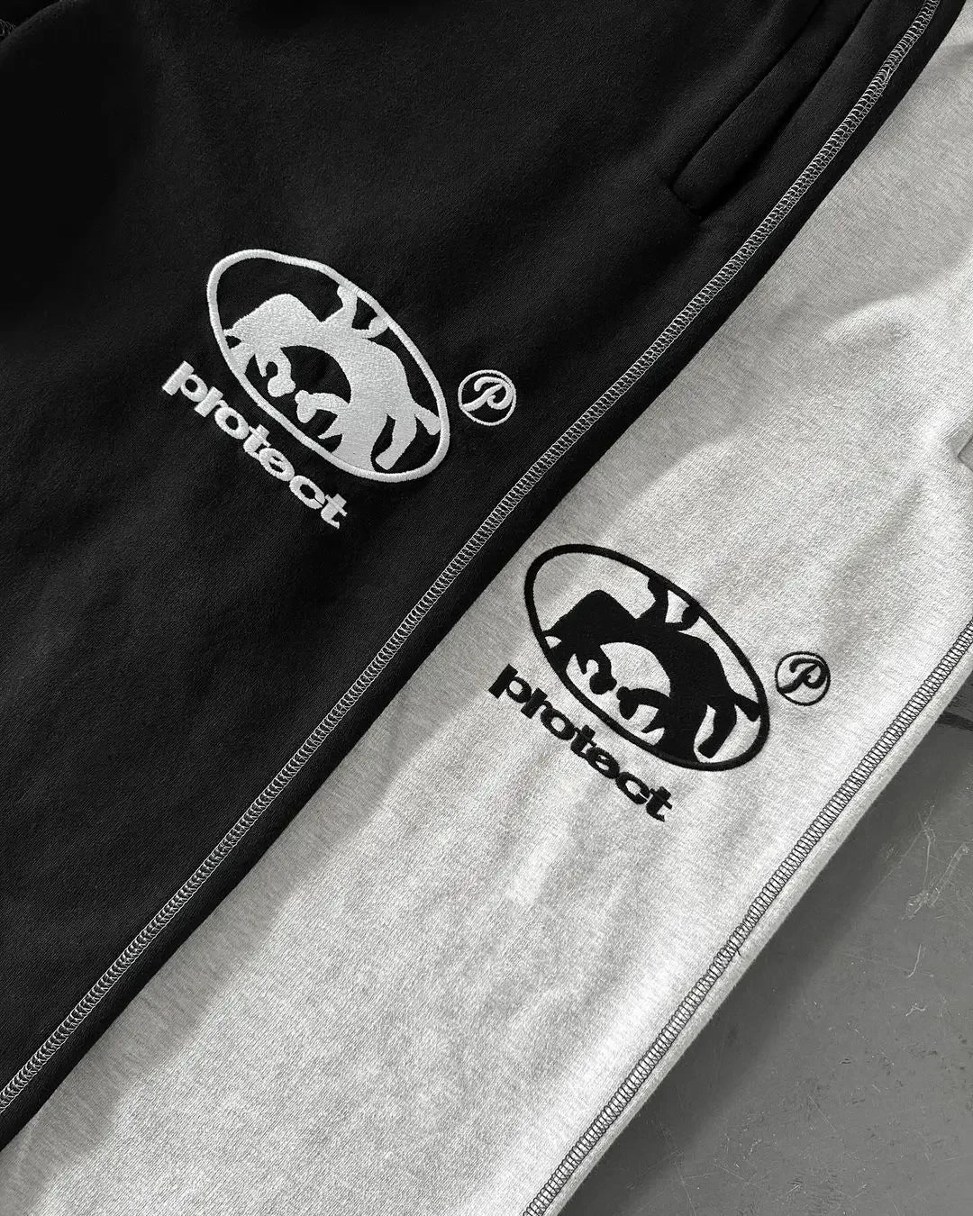 PROTECT Sweatpants Harajuku Hip Hop Letter Embroidery Streetwear Men Women Waist Drawstr Jogging Trousers Y2K Pants Casual Pants